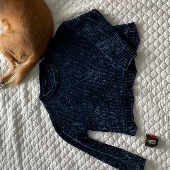 Zara knit blue sweater - Picture 2 of 2
